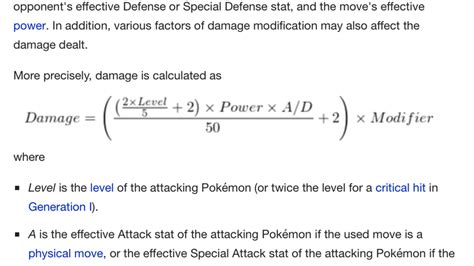 pokemon formulas|damage formula pokemon.